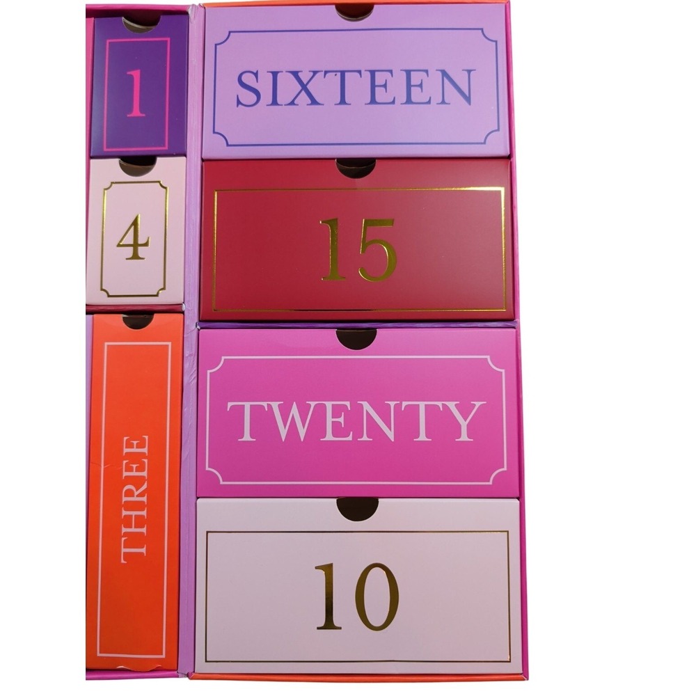IPSY Holiday Advent Calendar 25 Day Empty Reusable Gift Box NYC Storefront Pink - Picture 8 of 9